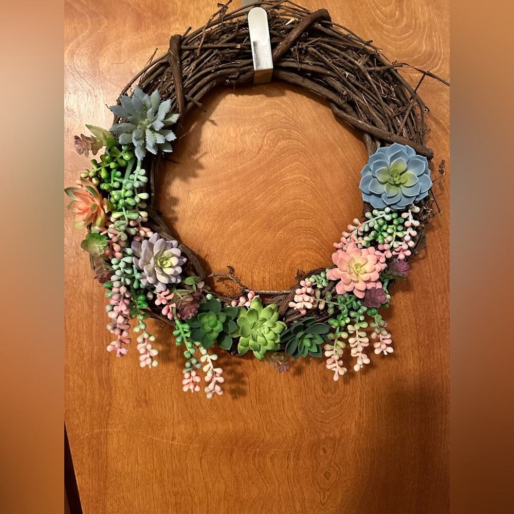 Succulent Door Wreath